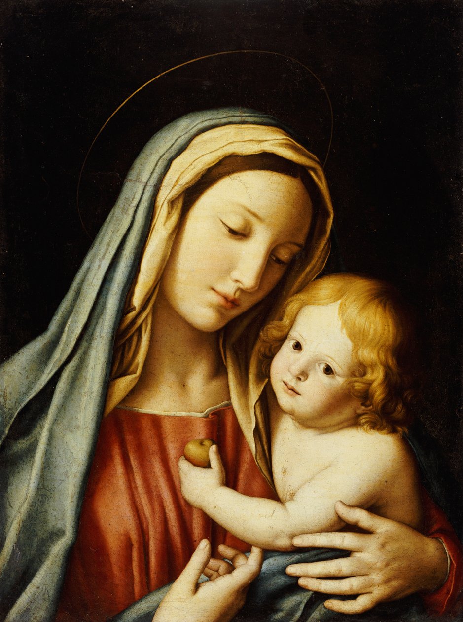 A Madonna és a gyermek alkotó: Il Sassoferrato
