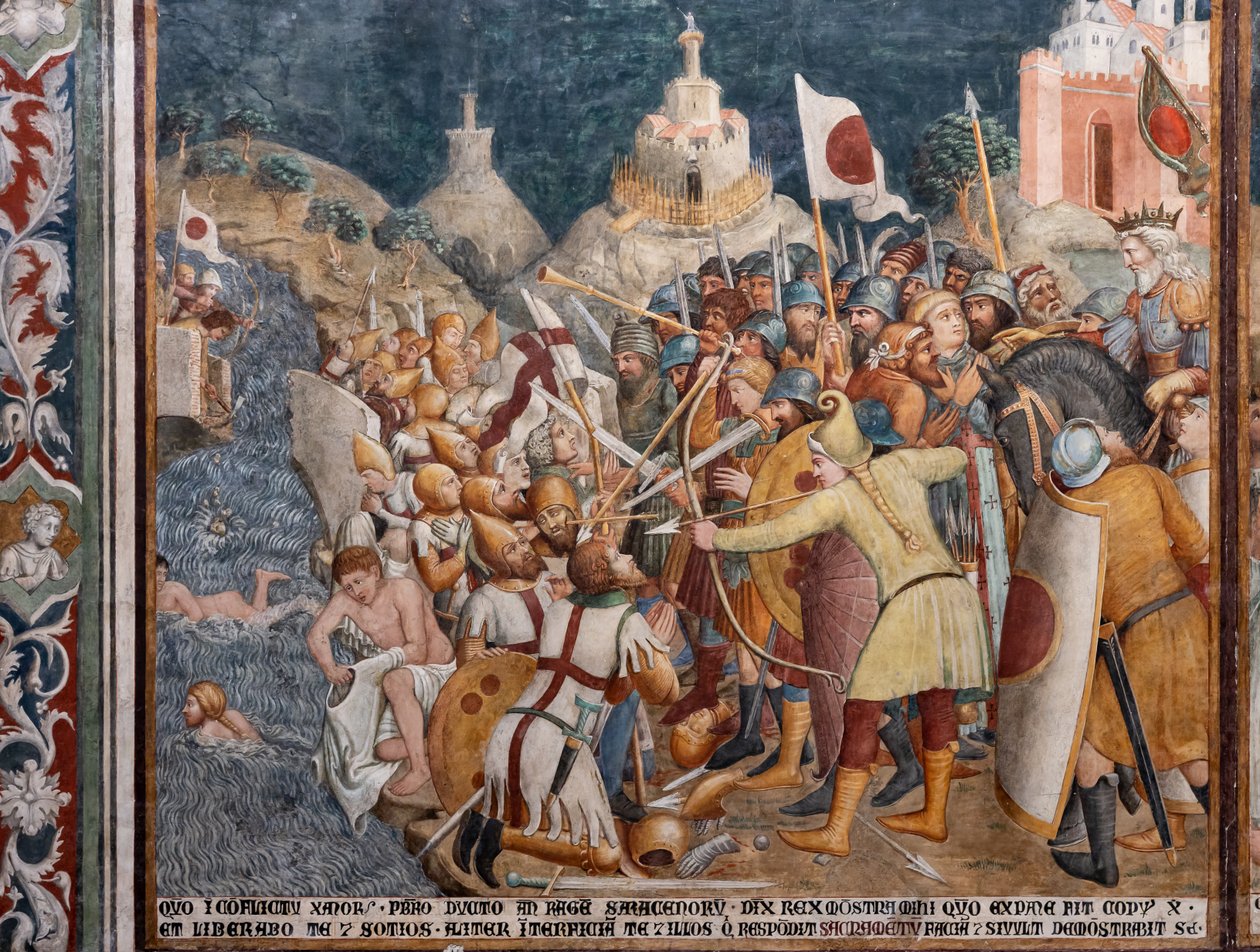 Freskók, részletek alkotó: Ilario and others Ugolino di Prete