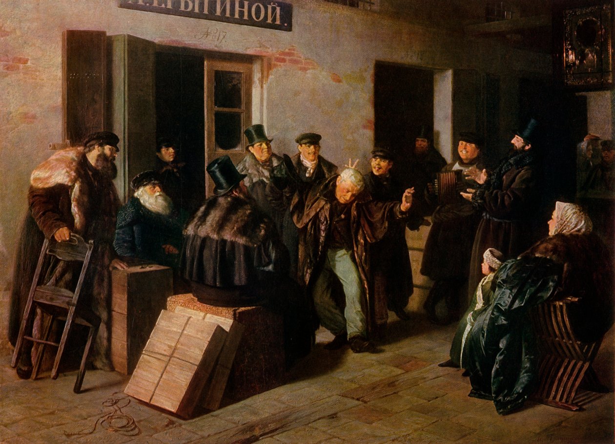 "The Jesters", 1865, 1965. alkotó: Illarion Pryanishnikov