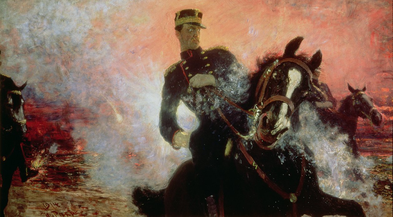 I. Albert (1875-1934) a belgák királya az első világháborúban, 1914 alkotó: Ilya Efimovich Repin