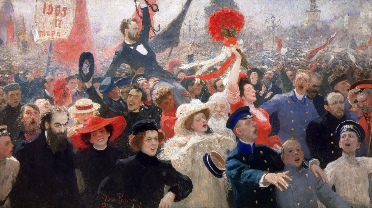 1905. október 17 alkotó: Ilya Efimovich Repin