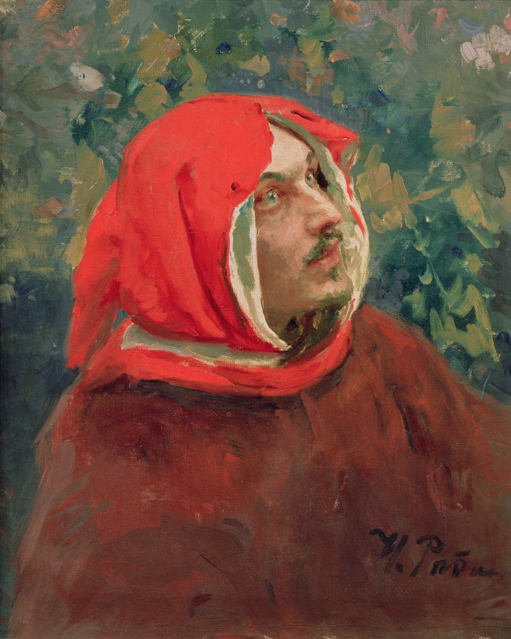 Dante Alighieri (1265-1321) portréja alkotó: Ilya Efimovich Repin