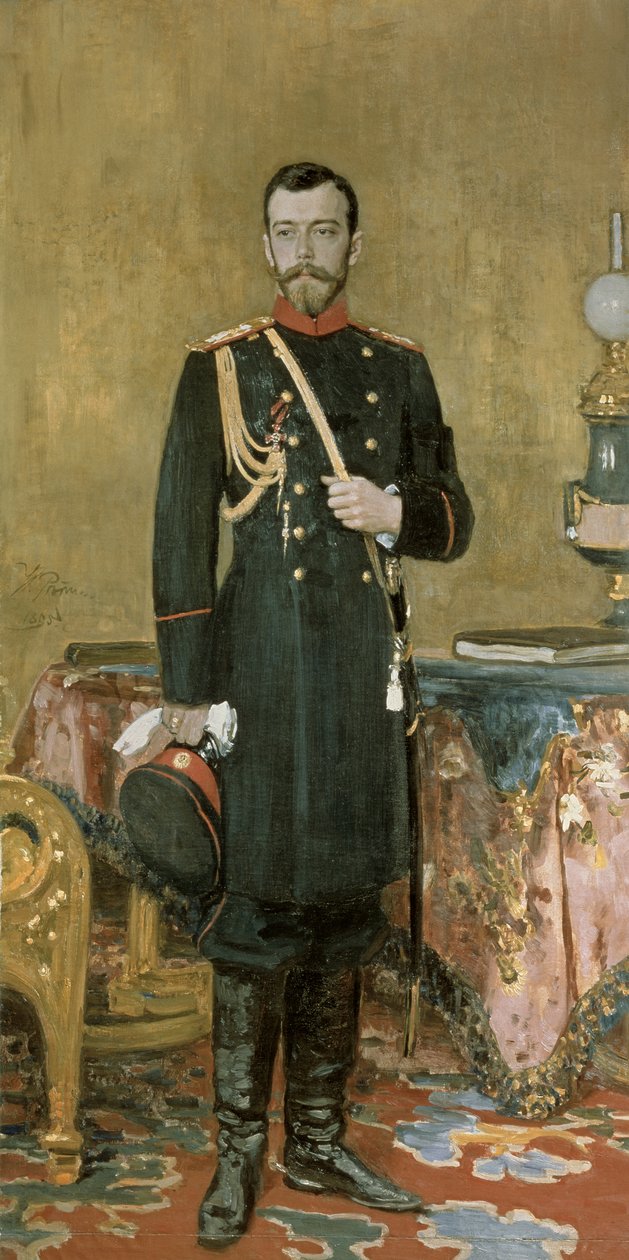 Miklós császár (1868-1918) portréja, 1895 alkotó: Ilya Efimovich Repin