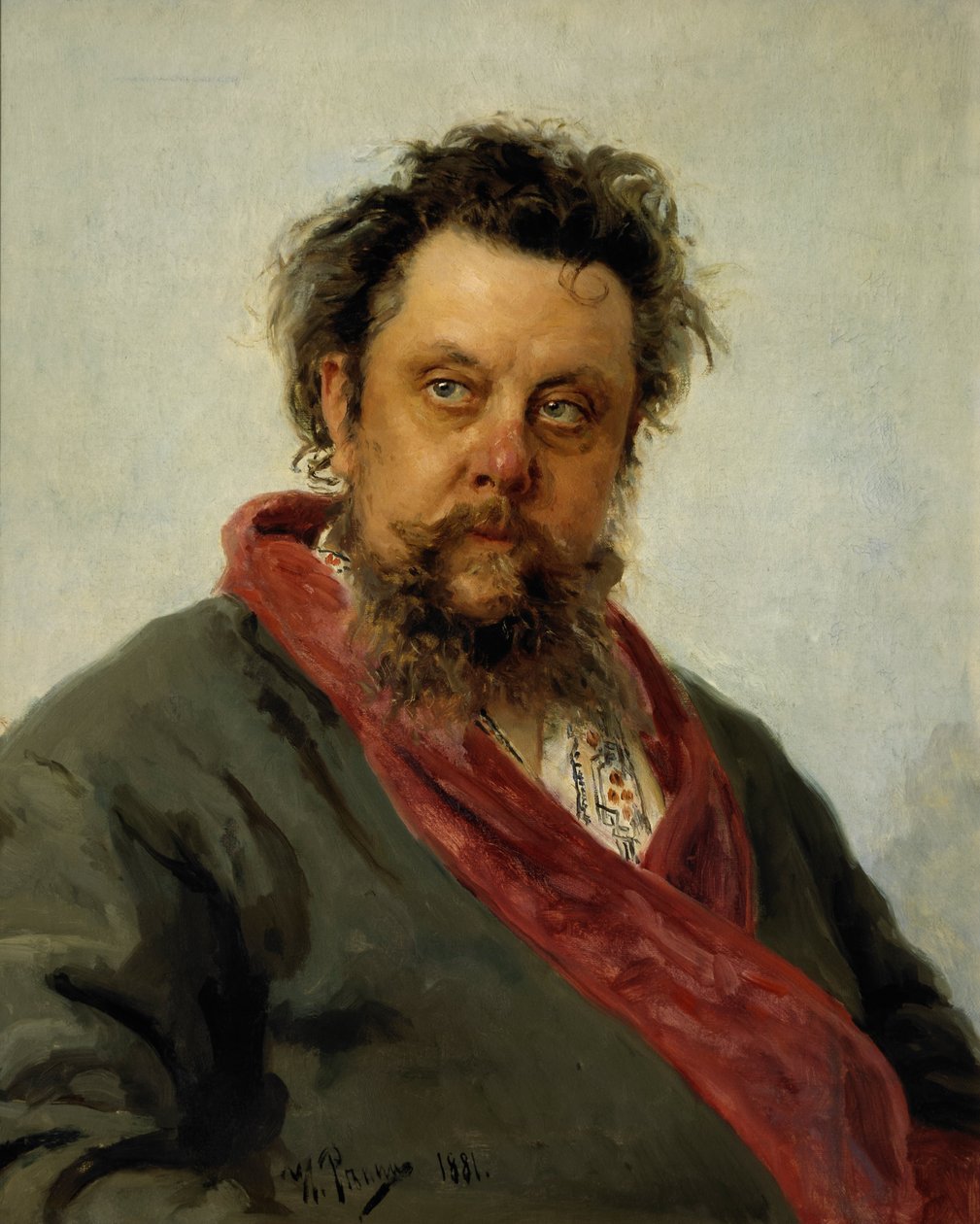 M. P. Muszorgszkij portréja alkotó: Ilya Efimovich Repin