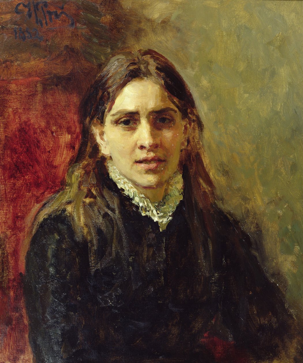 Pelageja Antipovna Strepetova (1850-1903) portréja, 1882 alkotó: Ilya Efimovich Repin