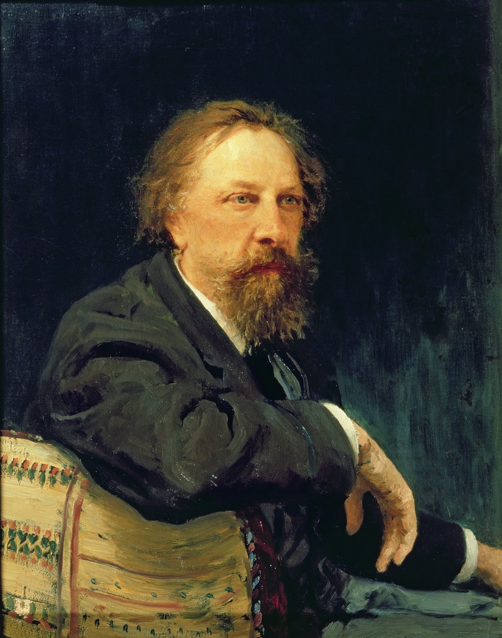 A szerző portréja, gróf Alekszej K. Tolsztoj (1817-1875), 1896 alkotó: Ilya Efimovich Repin
