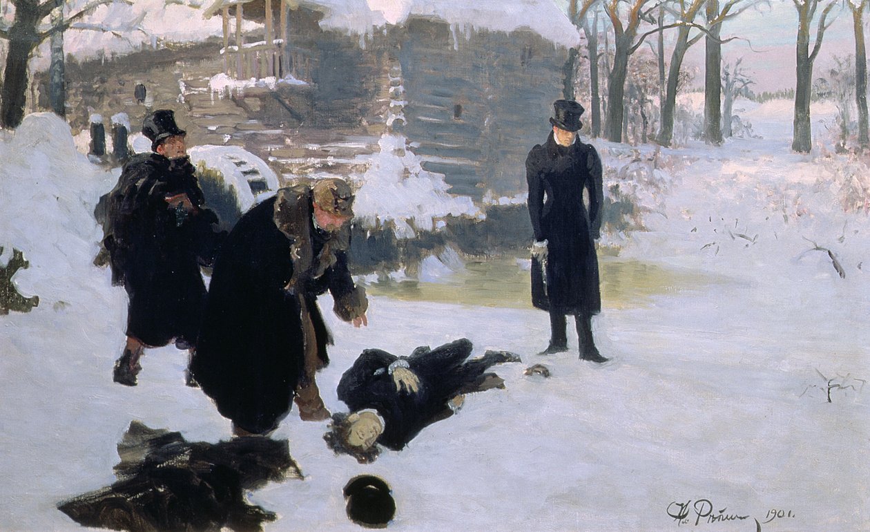 A párbaj, 1901 alkotó: Ilya Efimovich Repin