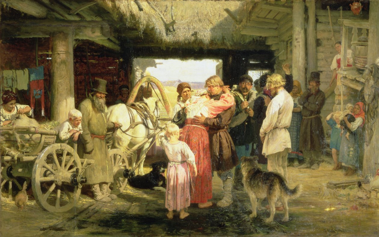 Az újonc szabadsága, 1879 alkotó: Ilya Efimovich Repin