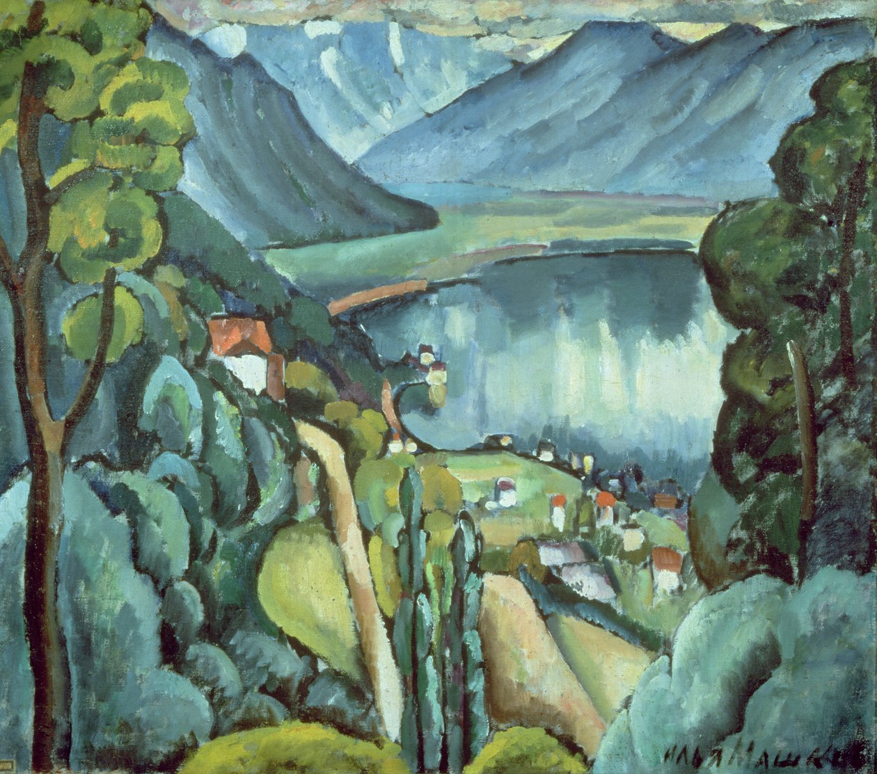 Genfi-tó, 1914 alkotó: Ilya Ivanovich Mashkov