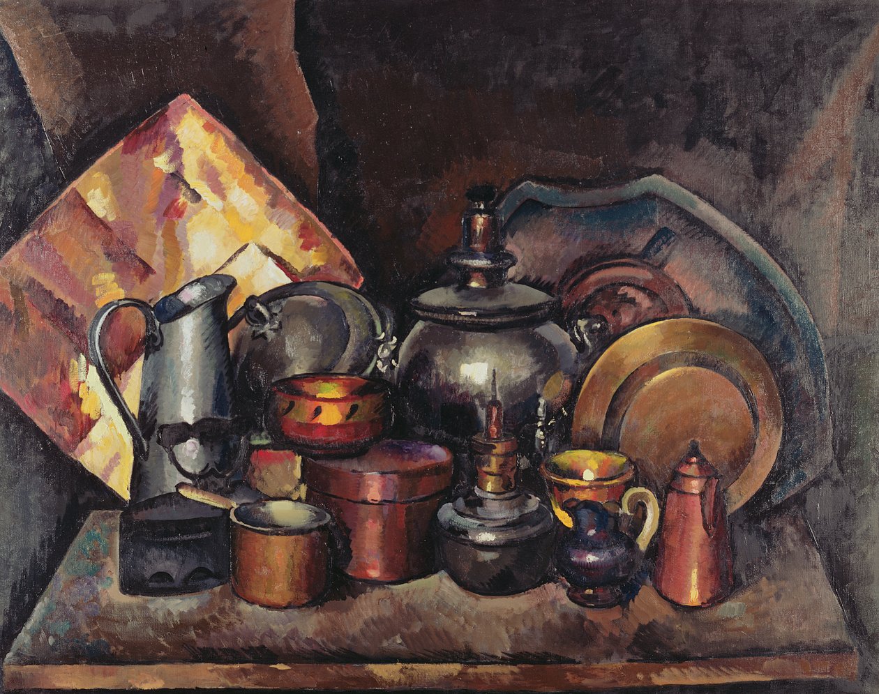 Csendélet Szamovárral, 1920 alkotó: Ilya Ivanovich Mashkov