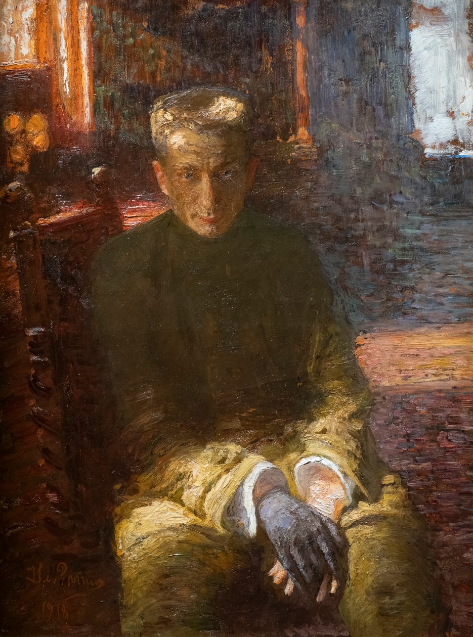 ALEXANDRE KERENSKY FEKETE KESZTYŰS alkotó: Ilya Efimovich Repin