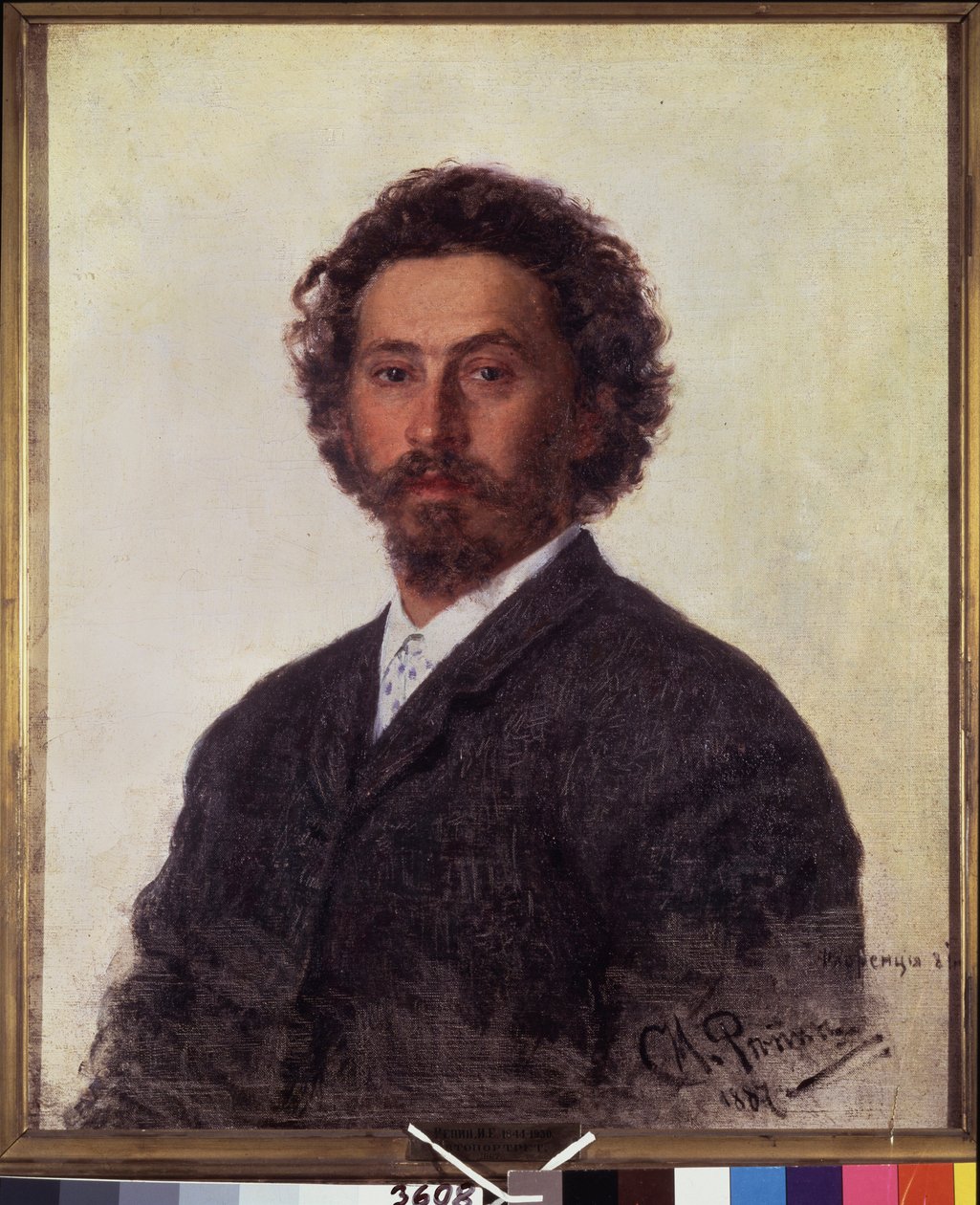 Önarckép. Ilja Jefimovics Repin (Ilia Repin) (1844-1930) festménye, olaj, vászon alkotó: Ilya Efimovich Repin