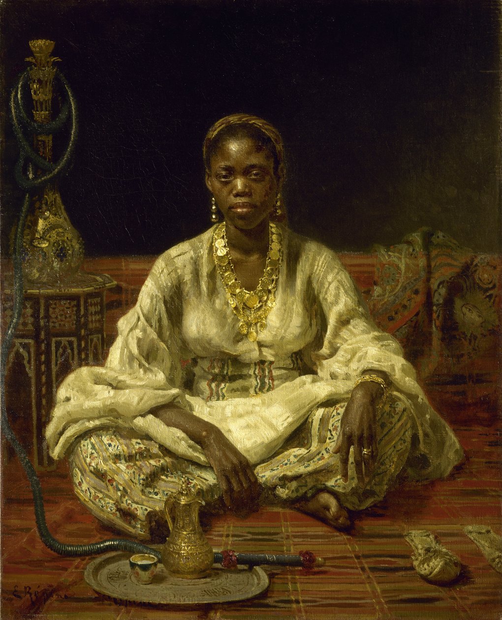 Fekete nő, 1875-1876. alkotó: Ilya Efimovich Repin