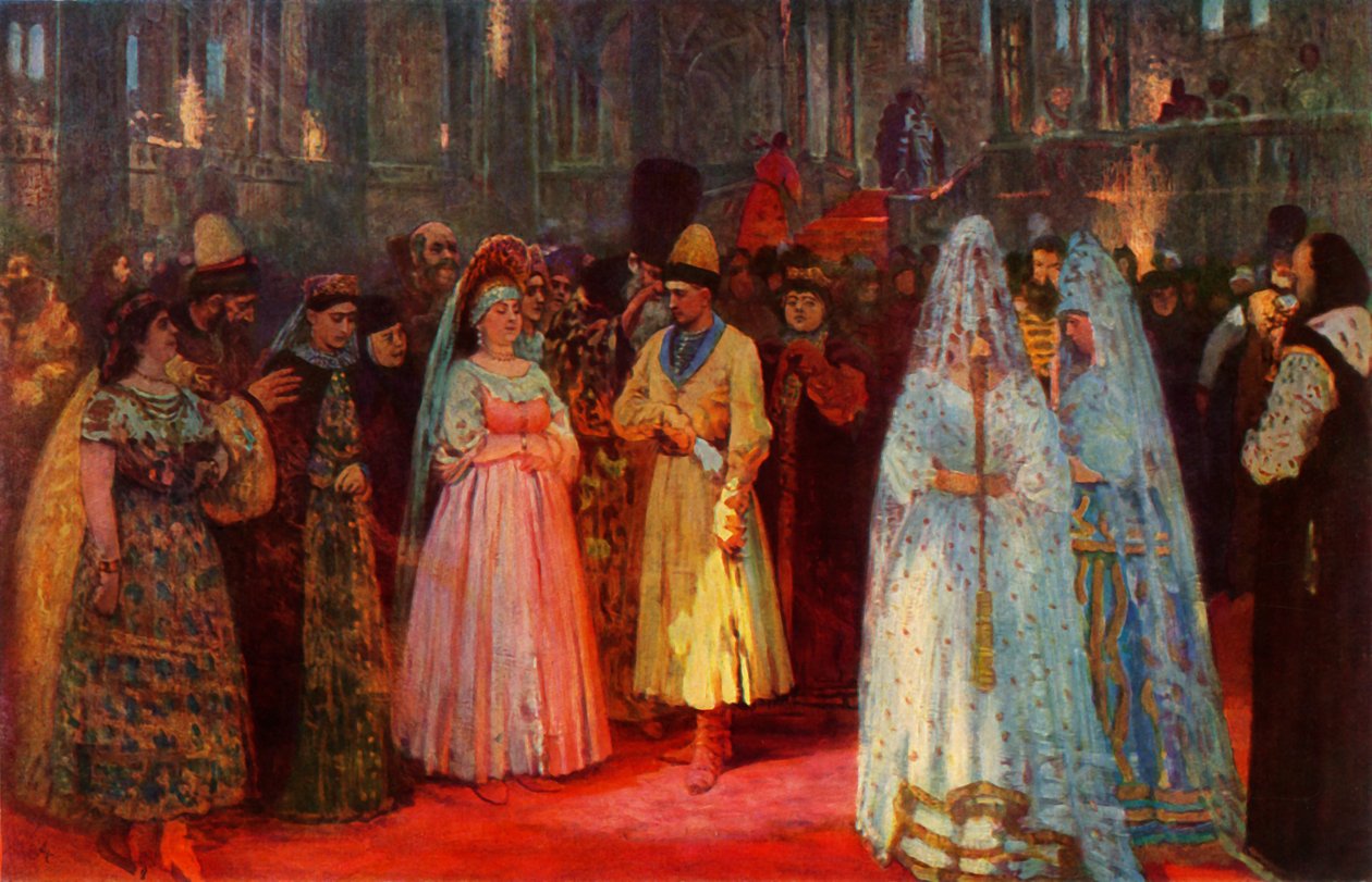 „A cár menyasszonyának kiválasztása”, 1884, 1965. alkotó: Ilya Efimovich Repin