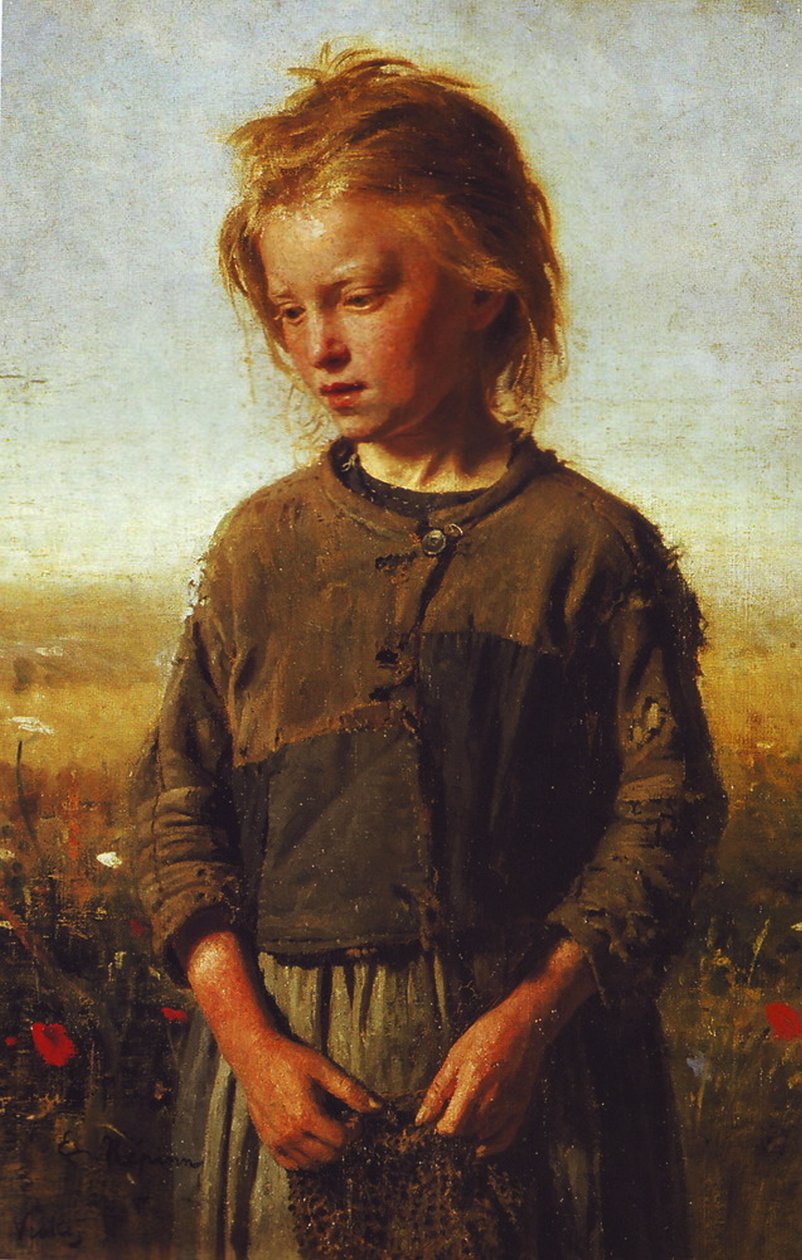 Fisher lány alkotó: Ilya Efimovich Repin