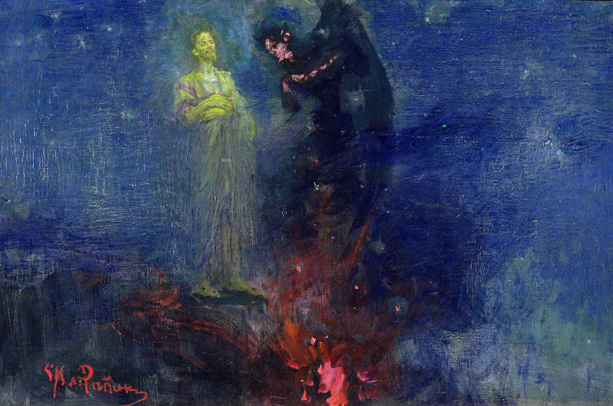 Eredj innen, Sátán! alkotó: Ilya Efimovich Repin