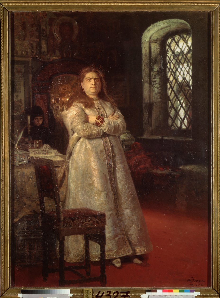 La regent Sophie (Sofia Alekseijevna Romanova alkotó: Ilya Efimovich Repin
