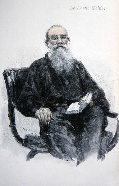 Lev Nyikolajevics Tolsztoj (1828-1910) alkotó: Ilya Efimovich Repin