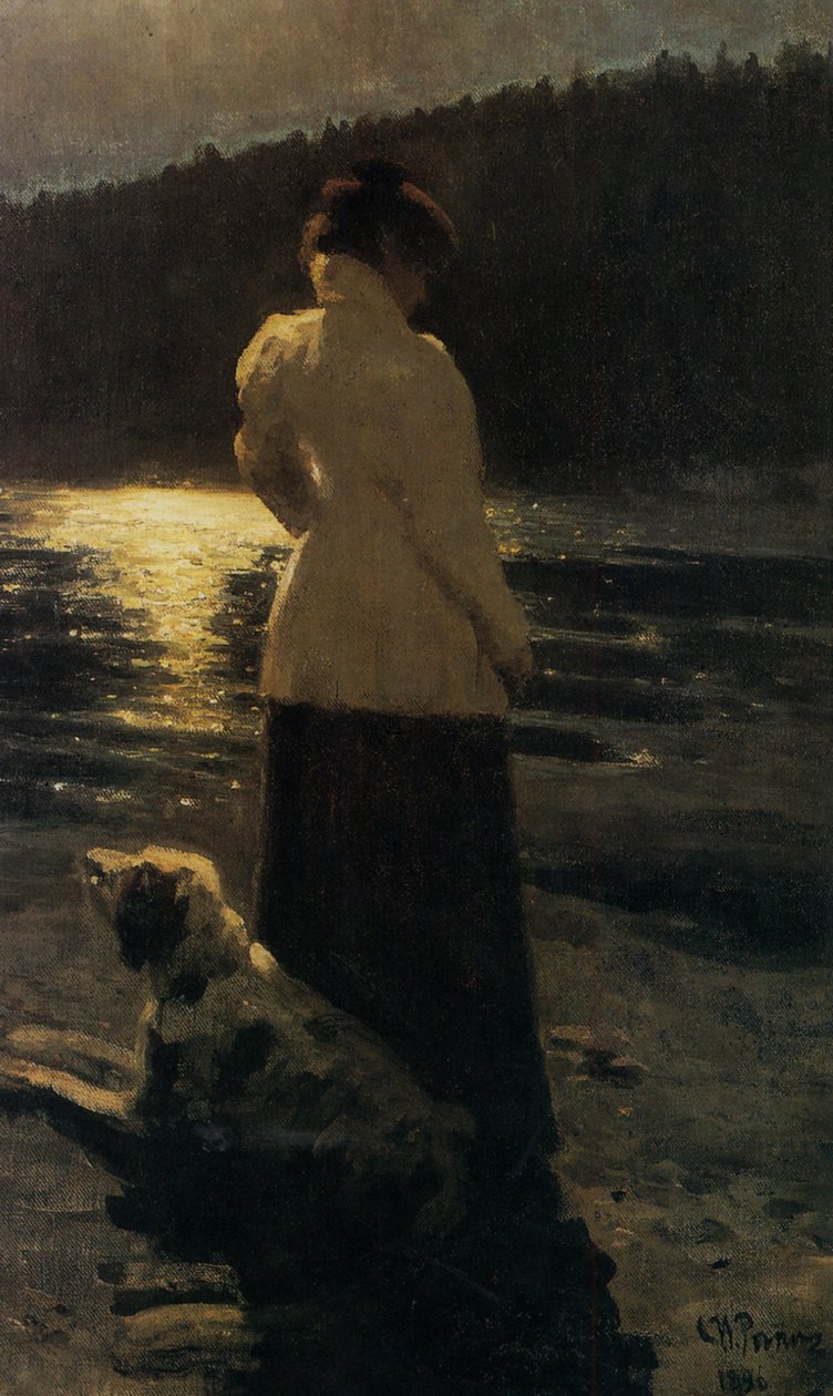 Holdfényes éjszaka, 1896 alkotó: Ilya Efimovich Repin