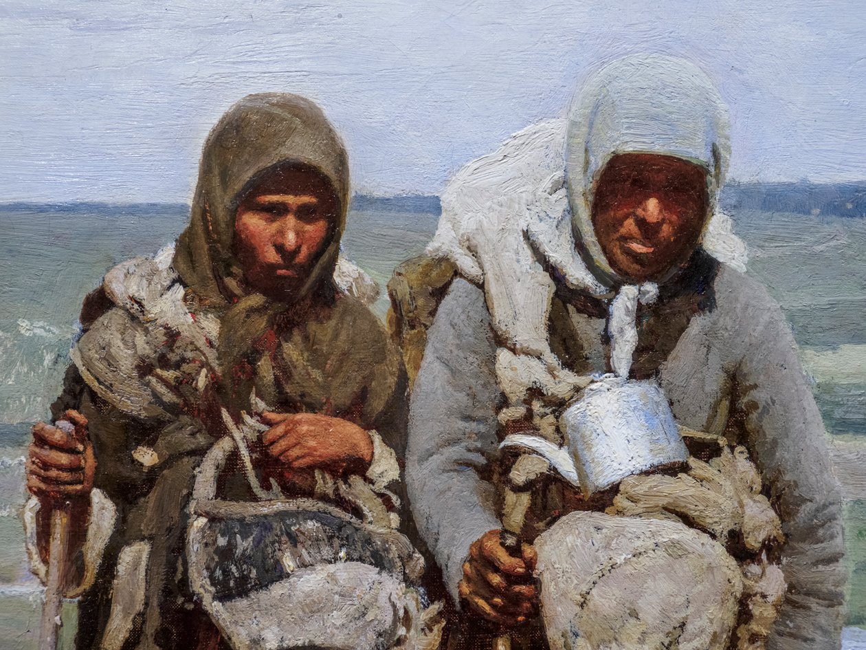 Jámbor NŐK ZARÁNDOKLATON (részlet) alkotó: Ilya Efimovich Repin