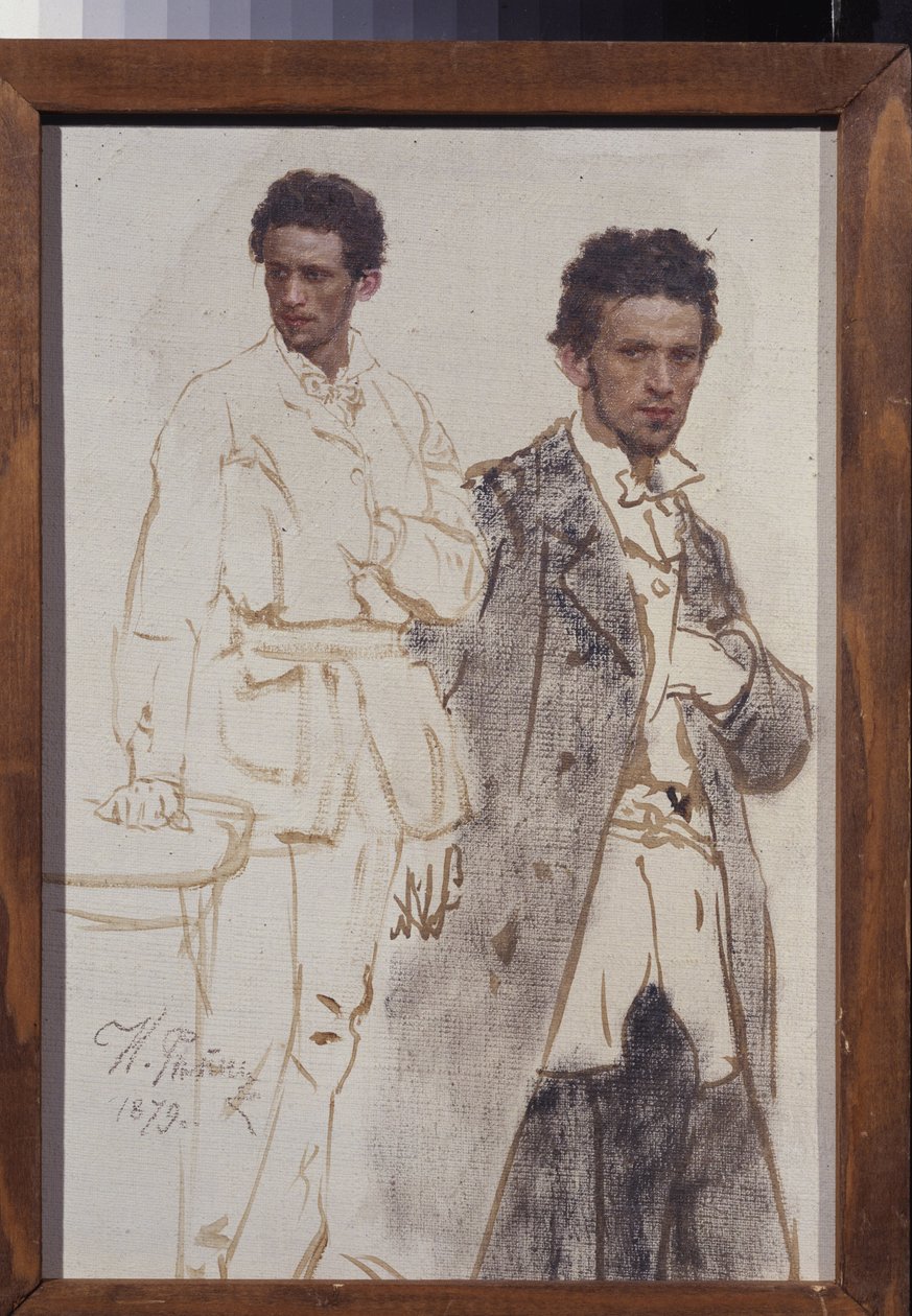 Nikolai Ventsel portréja. Ilja Jefimovics Repin (Ilia Repin) (1844-1930) festménye, olaj, vászon alkotó: Ilya Efimovich Repin