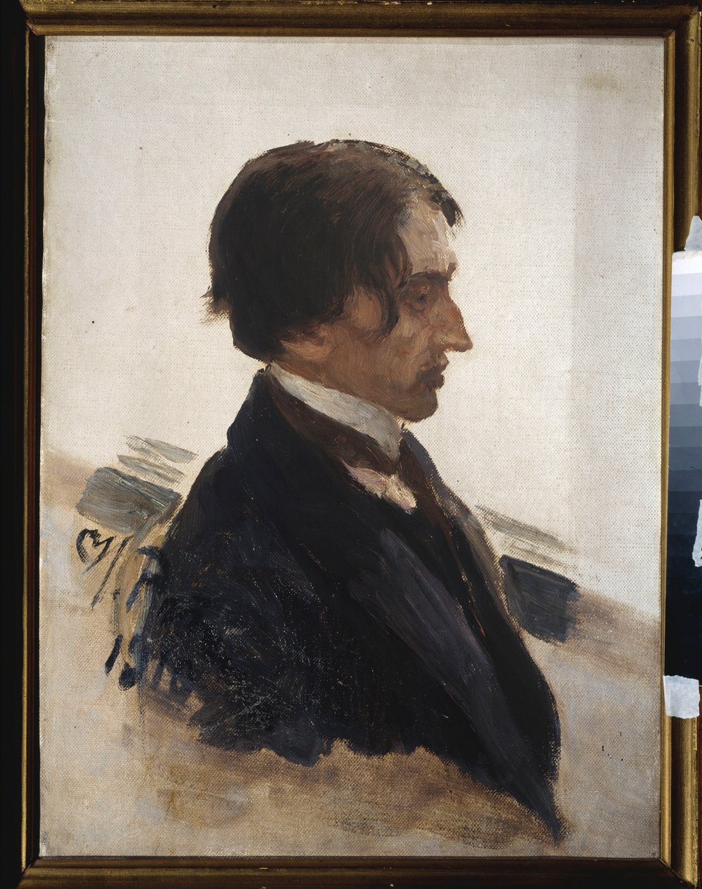 Isaak Brodsky (Brodsky) (1883-1939) művész portréja. Ilja Repin (Ilia Repin) (1844-1930) festménye, olaj, vászon alkotó: Ilya Efimovich Repin