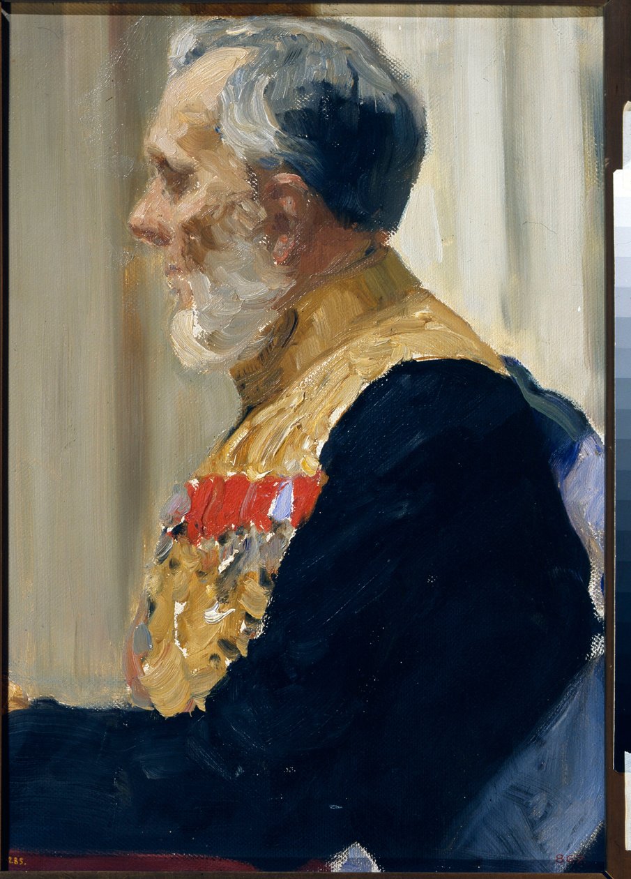 Constantin Ivanovich von der Pahien gróf portréja. Ilja Jefimovics Repin (Ilia Repin) (1844-1930) festménye, olaj, vászon alkotó: Ilya Efimovich Repin