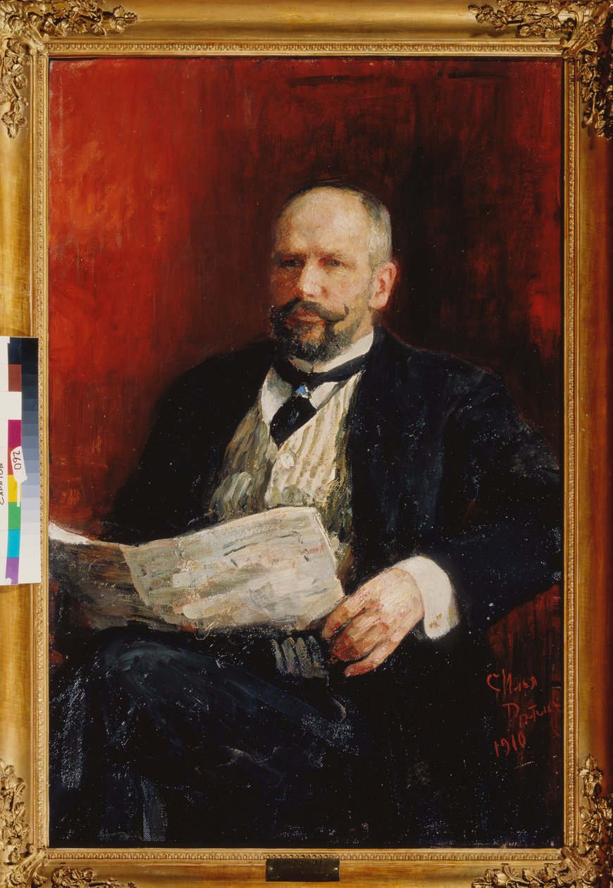Pjotr ​​A. Sztolipin (Pjotr ​​Sztolipin) miniszterelnök (1862-1911) portréja. Ilja Jefimovics Repin (Ilia Repin) (1844-1930) festménye, olaj, vászon alkotó: Ilya Efimovich Repin