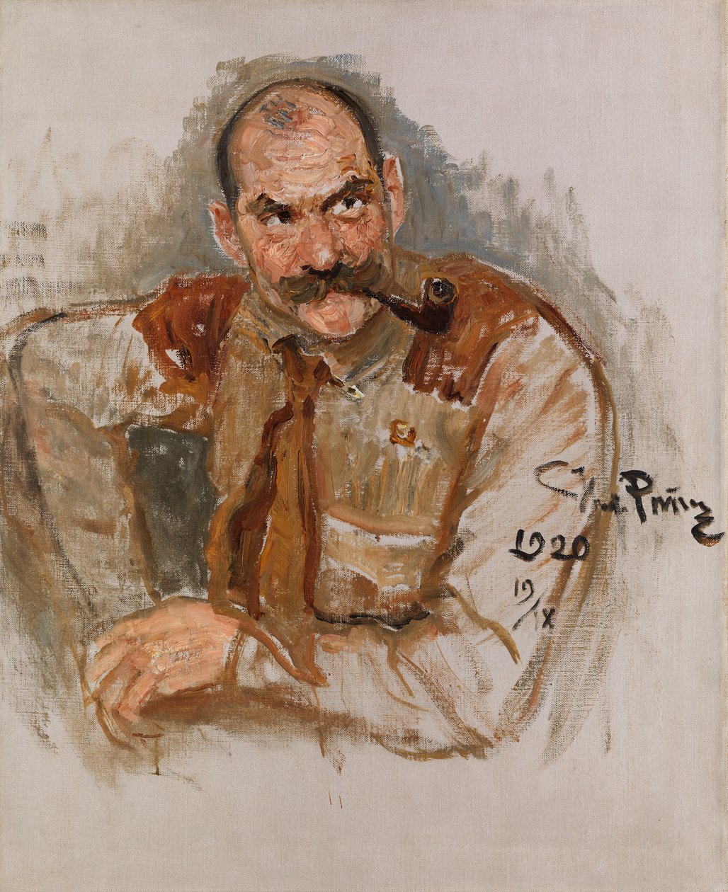 Akseli Gallen-Kallela portréja alkotó: Ilya Efimovich Repin