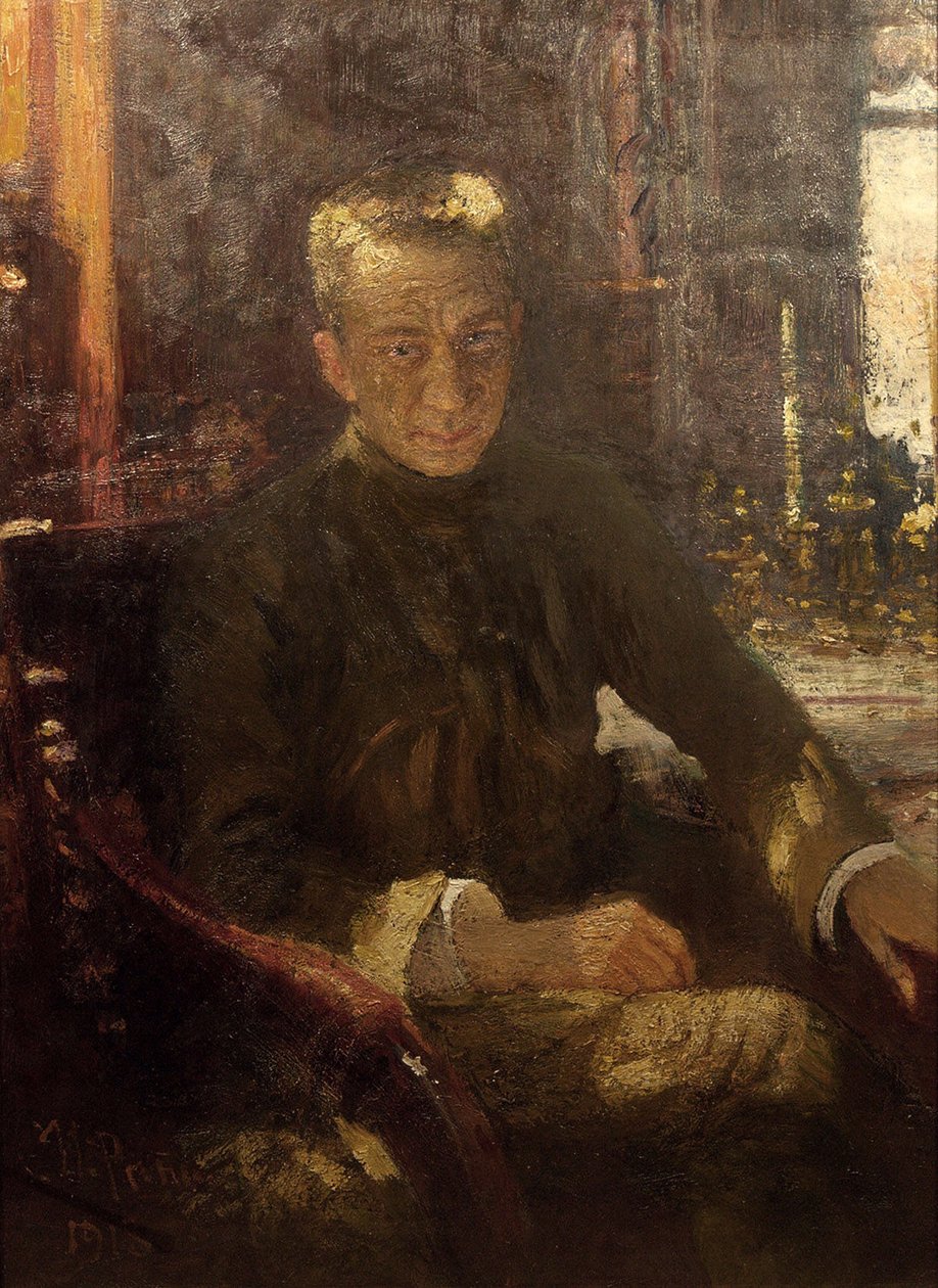 Alekszandr Kerenszkij portréja 1881-1970, 1917-1918. alkotó: Ilya Efimovich Repin