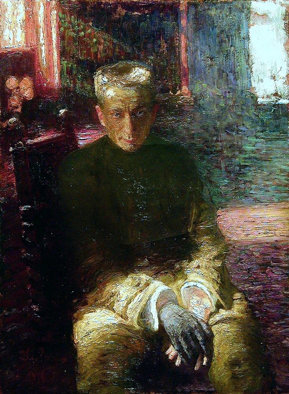 Alekszandr Kerenszkij portréja 1881-1970, 1918 alkotó: Ilya Efimovich Repin
