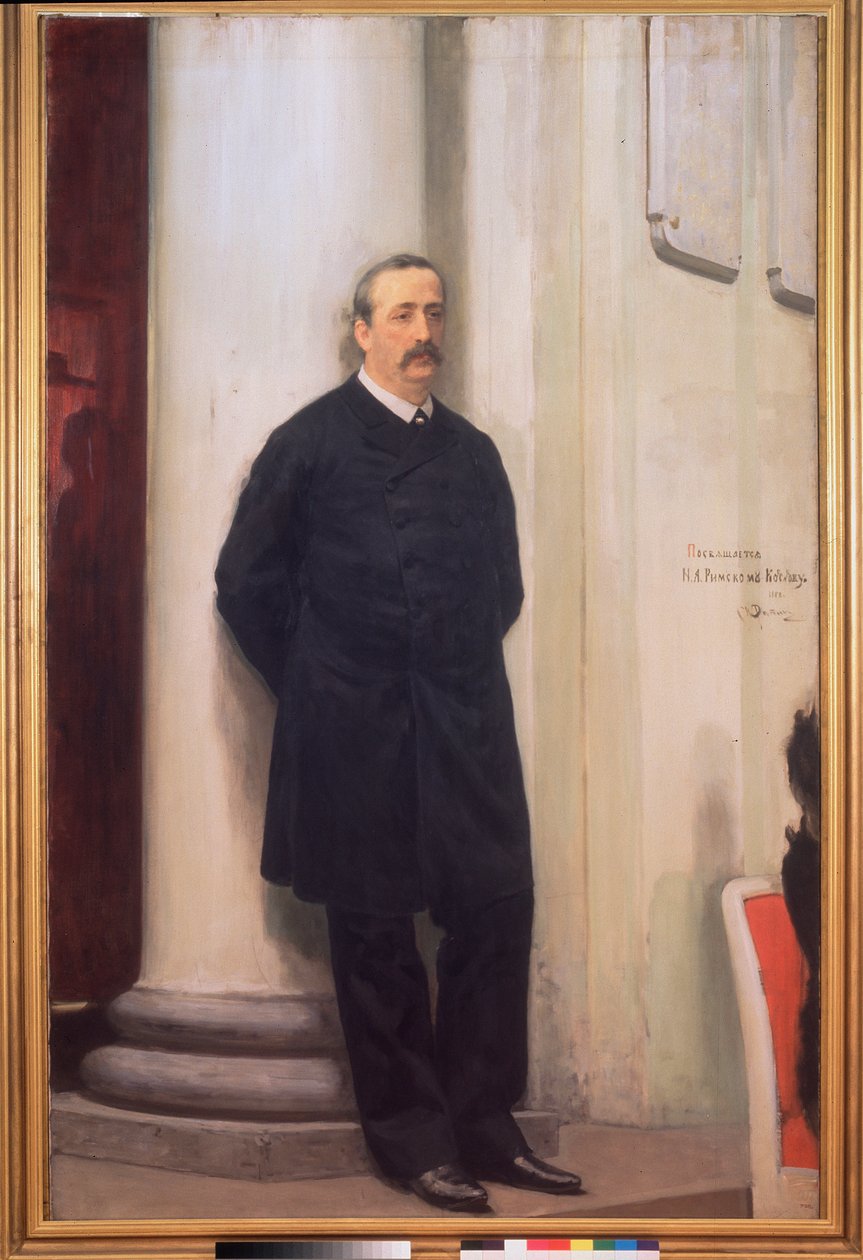 Alexandre Borodine zeneszerző és vegyész portréja (1833-1887) alkotó: Ilya Efimovich Repin