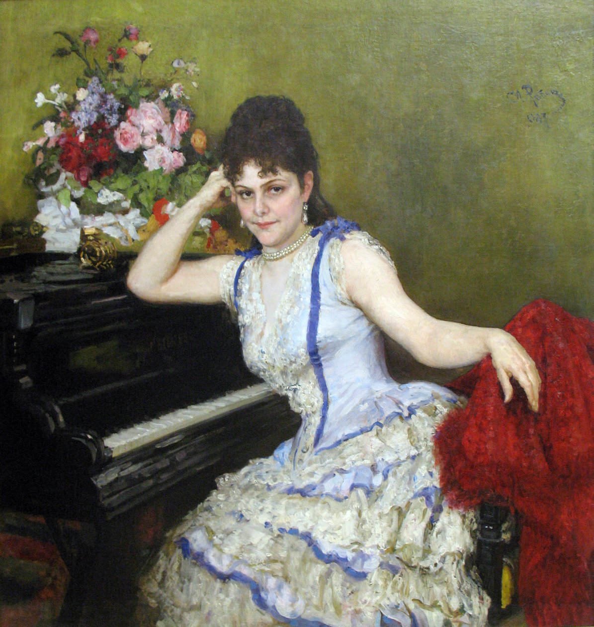 S.I. Menter portréja alkotó: Ilya Efimovich Repin