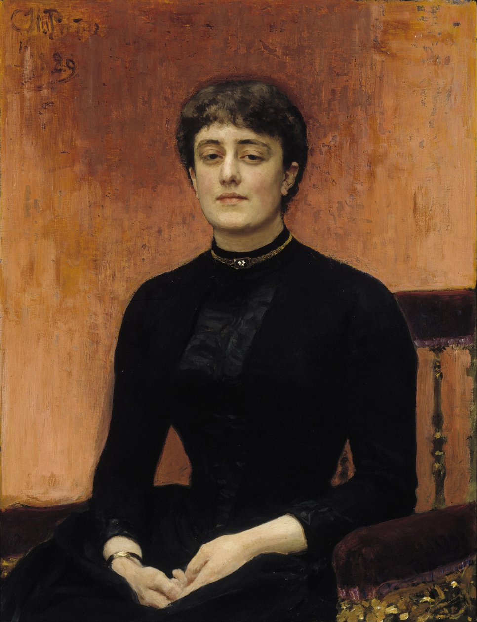 Elizaveta Zvantseva portréja 1864-1921 alkotó: Ilya Efimovich Repin