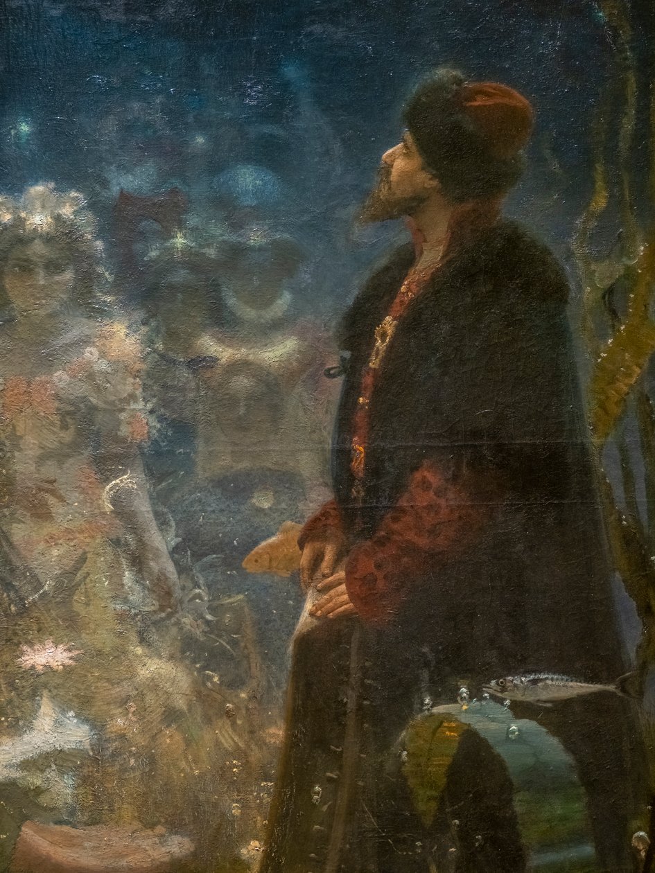 SADKO A VÍZALATI KIRÁLYSÁGBAN (részlet) alkotó: Ilya Efimovich Repin