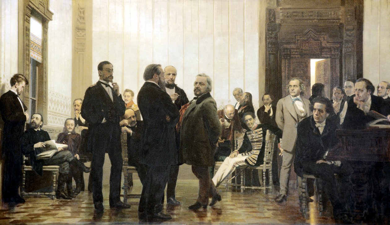Szláv zeneszerzők, 1871-1872 alkotó: Ilya Efimovich Repin