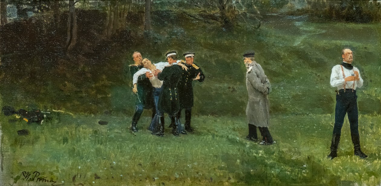A PÁRBAJ alkotó: Ilya Efimovich Repin