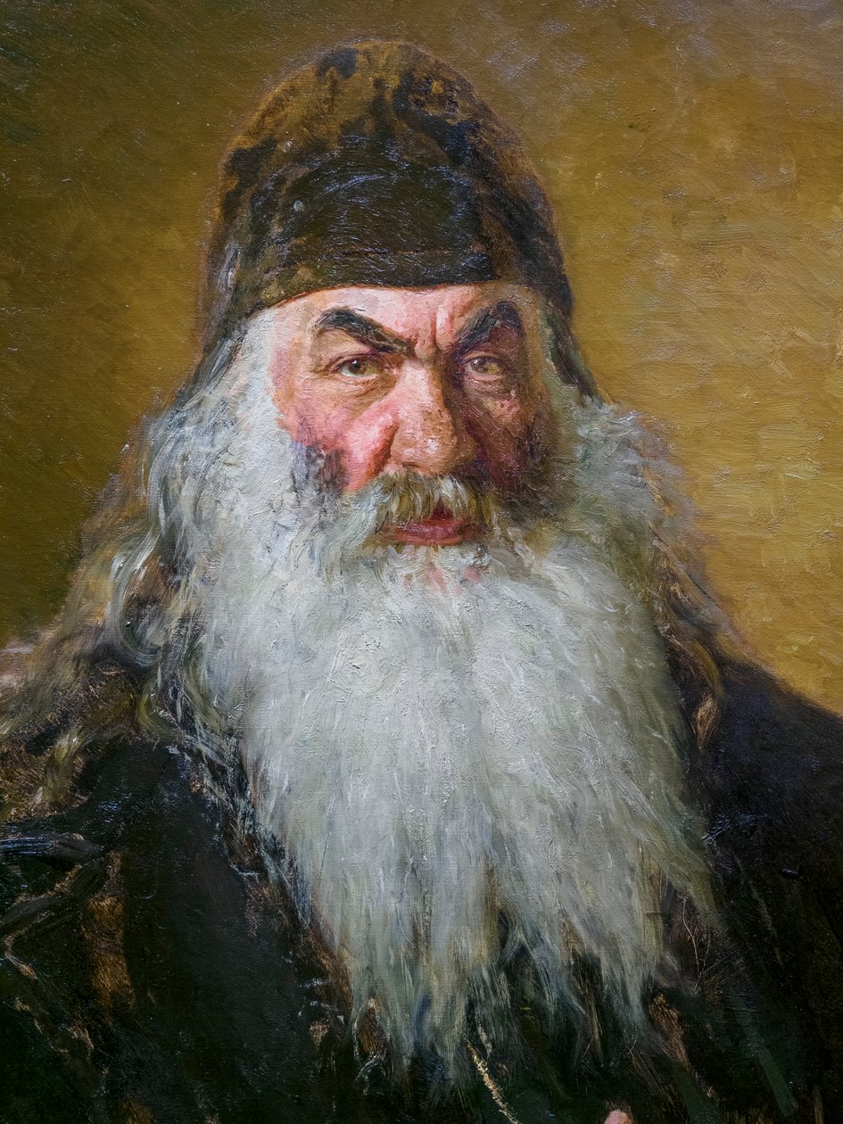 A főesperes (részlet) alkotó: Ilya Efimovich Repin