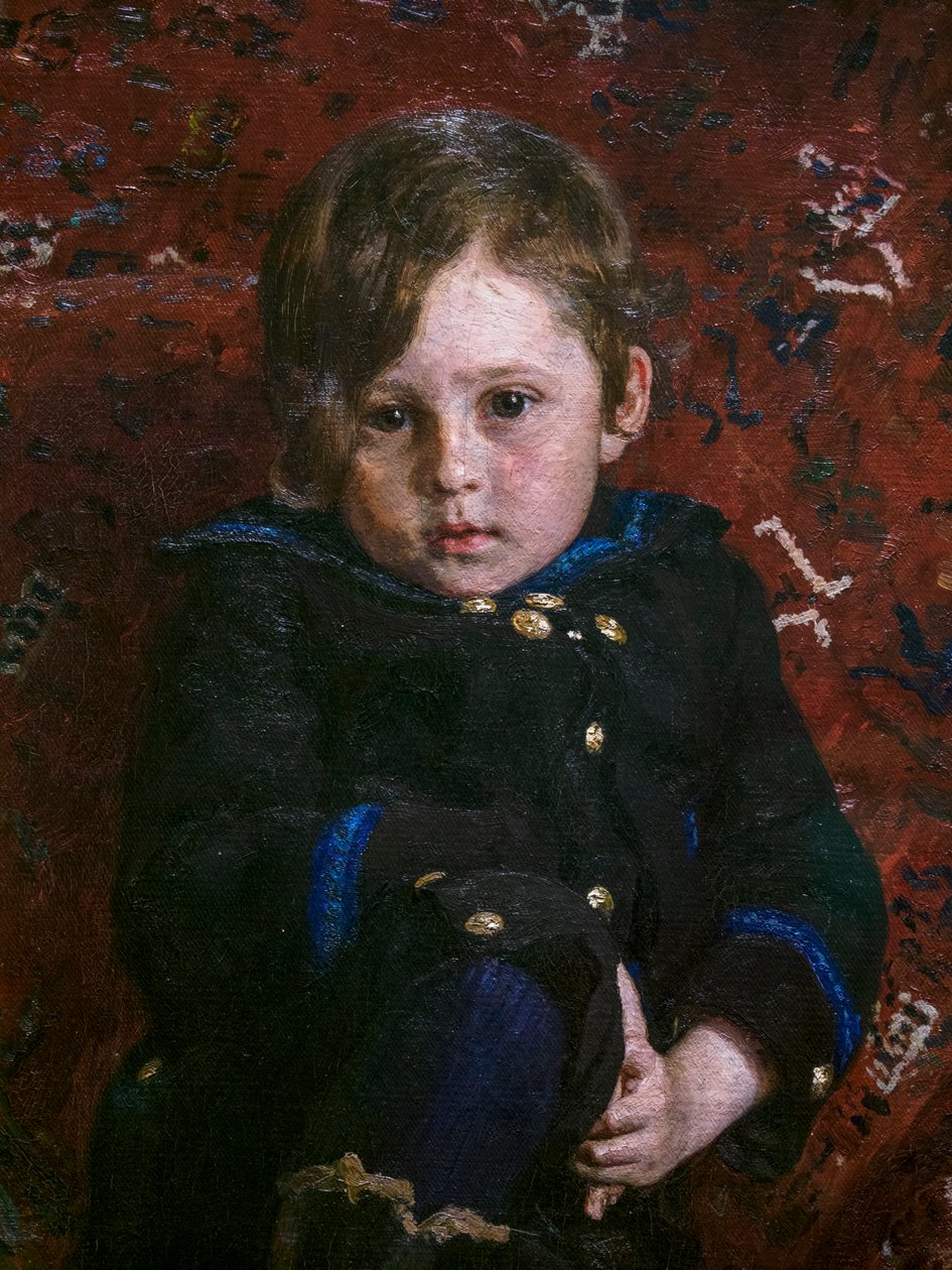 Jurij Repin gyermekként (részlet) alkotó: Ilya Efimovich Repin