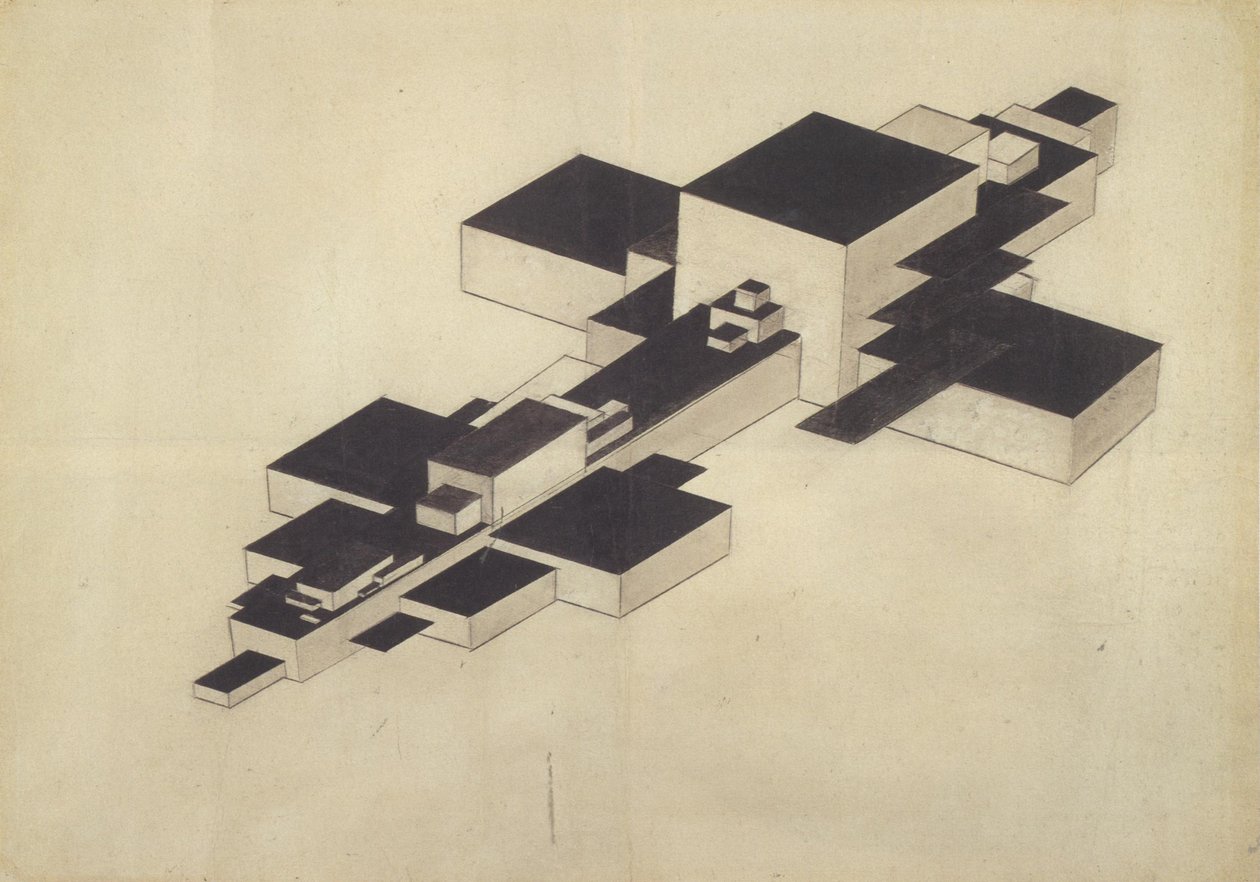 Tervezés Supremolet Suprematist repülőgéphez alkotó: Ilya Grigorevich Chashnik
