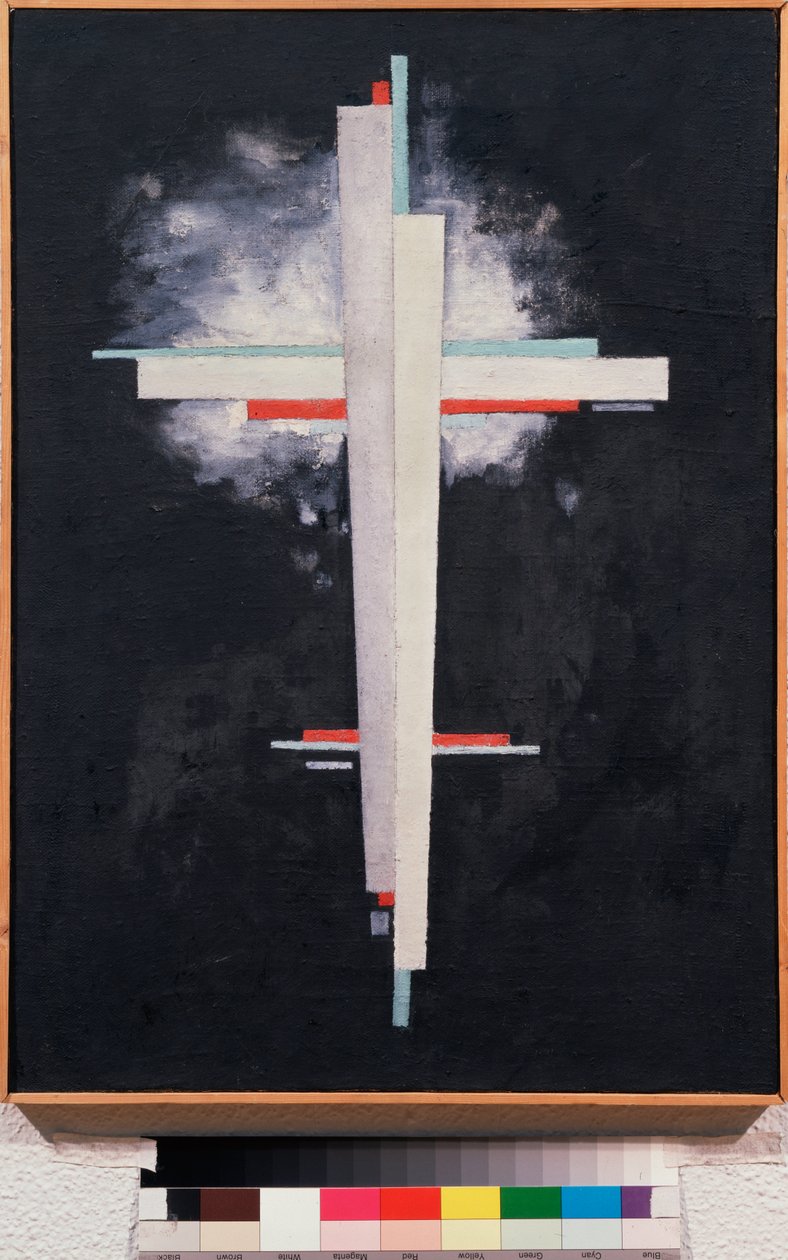 Szuprematizmus - Szuprematizmus - Ilja Grigorjevics Csasnik (Ilia Csacsnik) festménye (1902-1929), olaj, vászon alkotó: Ilya Grigorevich Chashnik