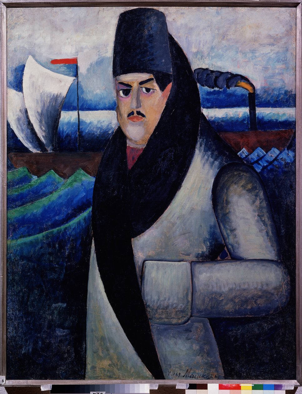 Önarckép. Peinture de Ilja Ivanovics Mashkov (Ilja Machkov, Matchkov) (1881-1944), huile sir toile alkotó: Ilya Ivanovich Mashkov