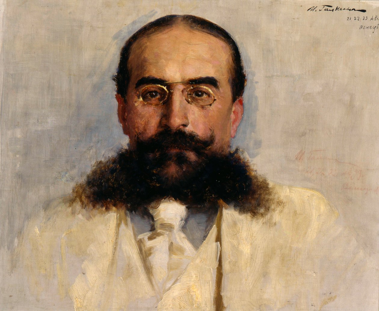 Vlagyimir I. Nemirovics-Dancsenko portréja 1858-1943, 1899. alkotó: Ilya Savvich Galkin