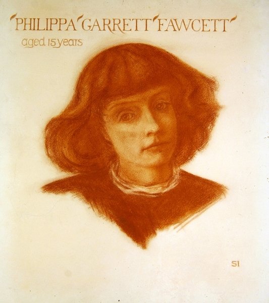 Philippa Garrett Fawcett 15 éves portréja alkotó: Image Selwyn