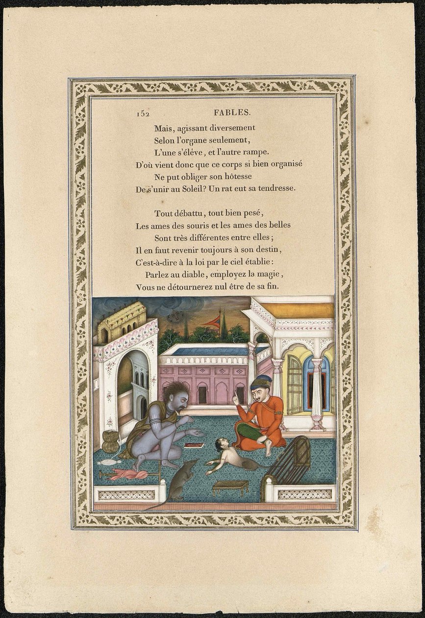 Az egérből lány lett Az egérből szobalány, 1837-1839. alkotó: Imam Bakhsh Lahori