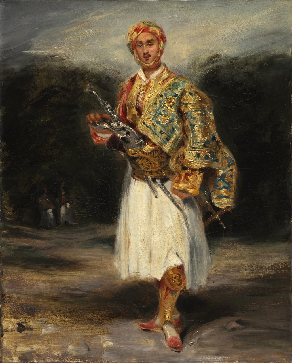 Demetrius de Palatiano gróf Suliot jelmezben alkotó: Imitator of Eugène Delacroix