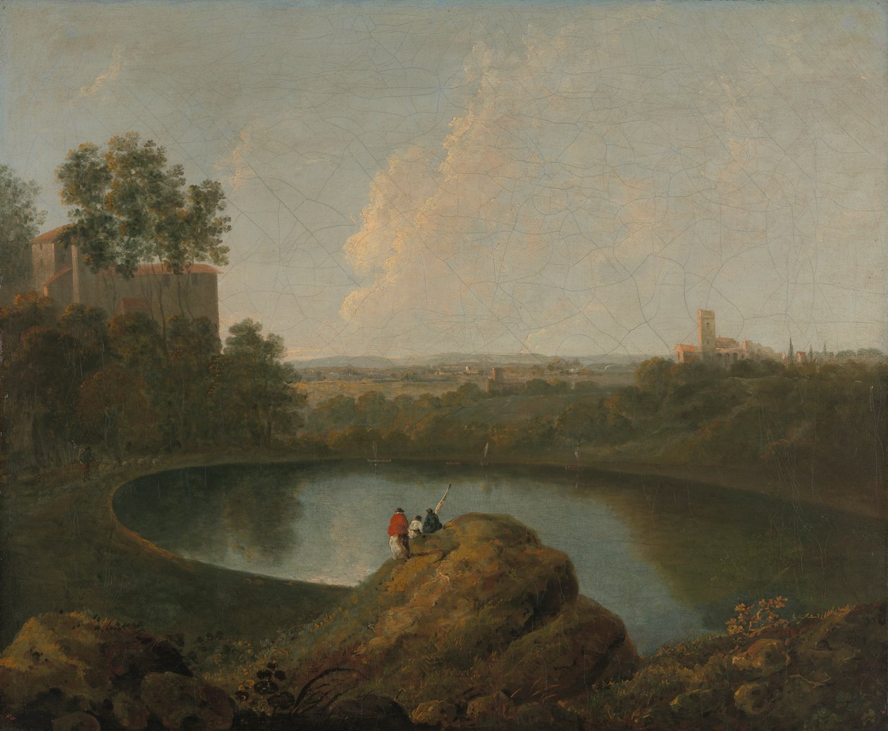A Nemi-tó feje alkotó: Imitator of Richard Wilson RA