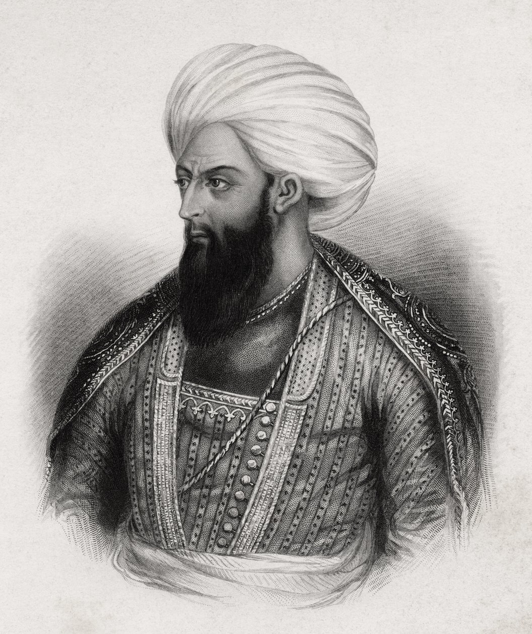 Dost Mohammad Khan Mohammadzai alkotó: Indian School