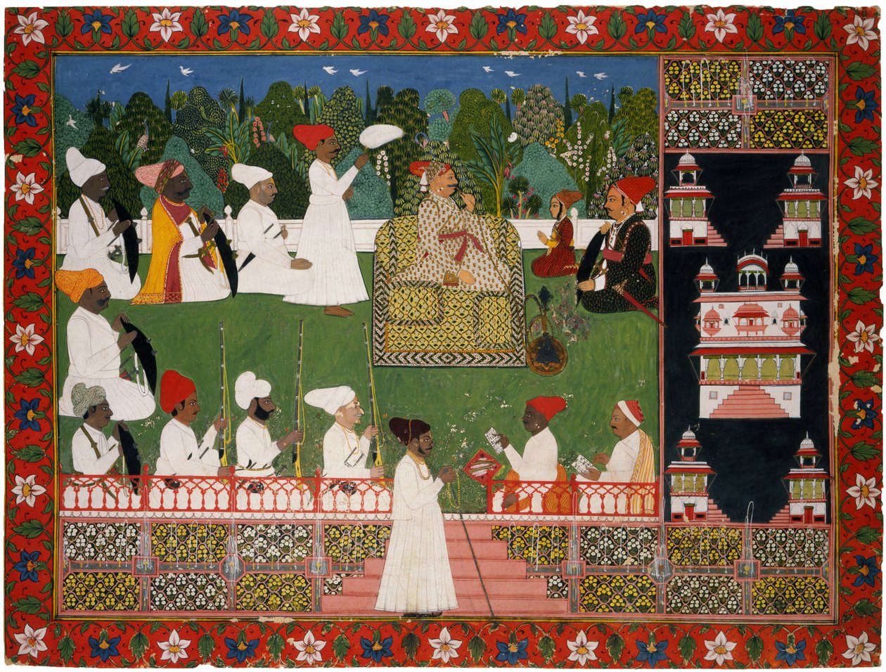 Ajit Singh 16781724, Jodhpur maharadzsa, a 18. század közepe. alkotó: Indian Art