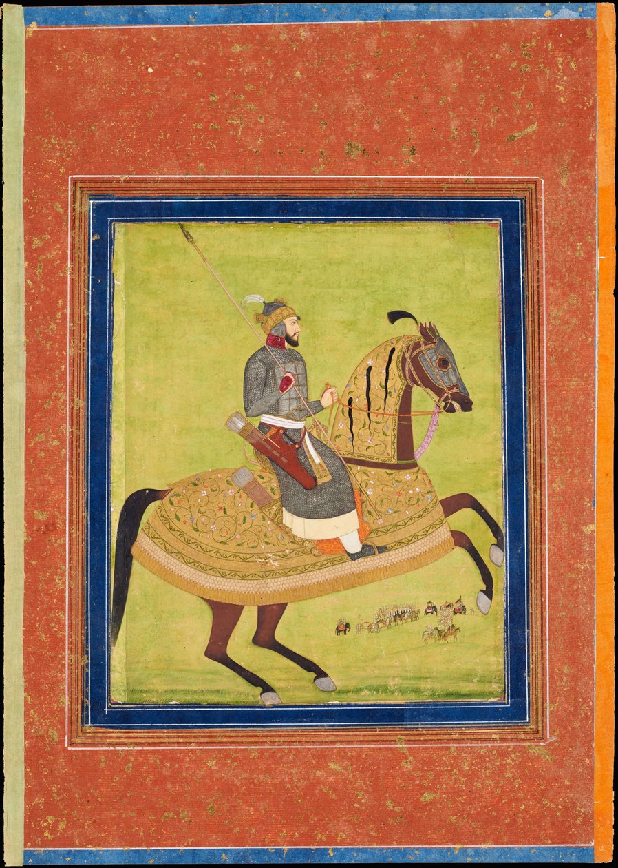 Azam Shah herceg lóháton alkotó: Indian Art